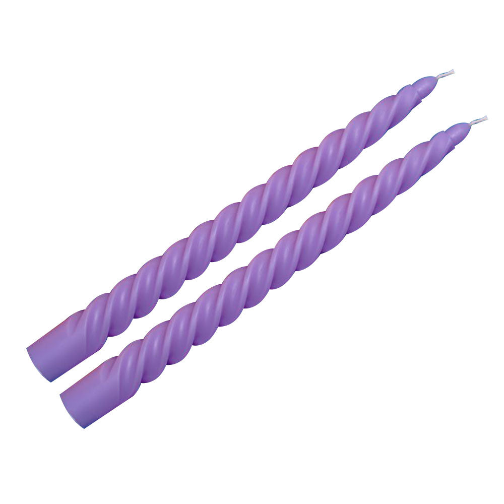 Paddywax Twisty konisk snoede stearinlys 10 "(2 stk)