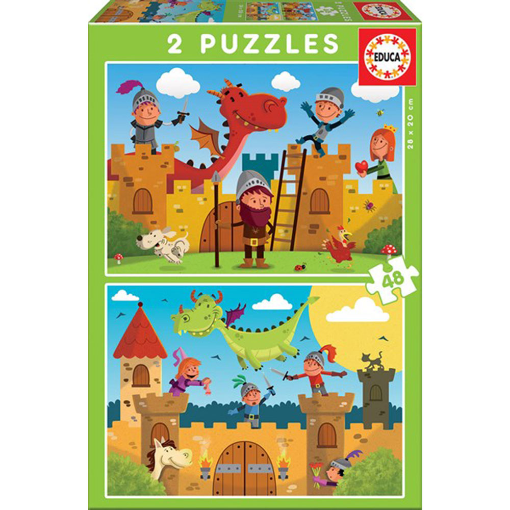 Educa Puzzle Collection 2 sets with 48pcs