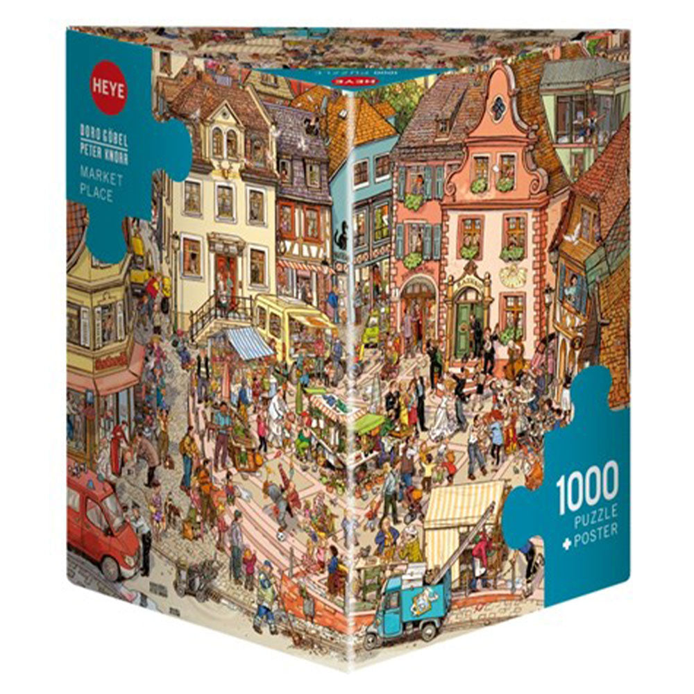 Heye Triangular Jigsaw Puzzle 1000 stk