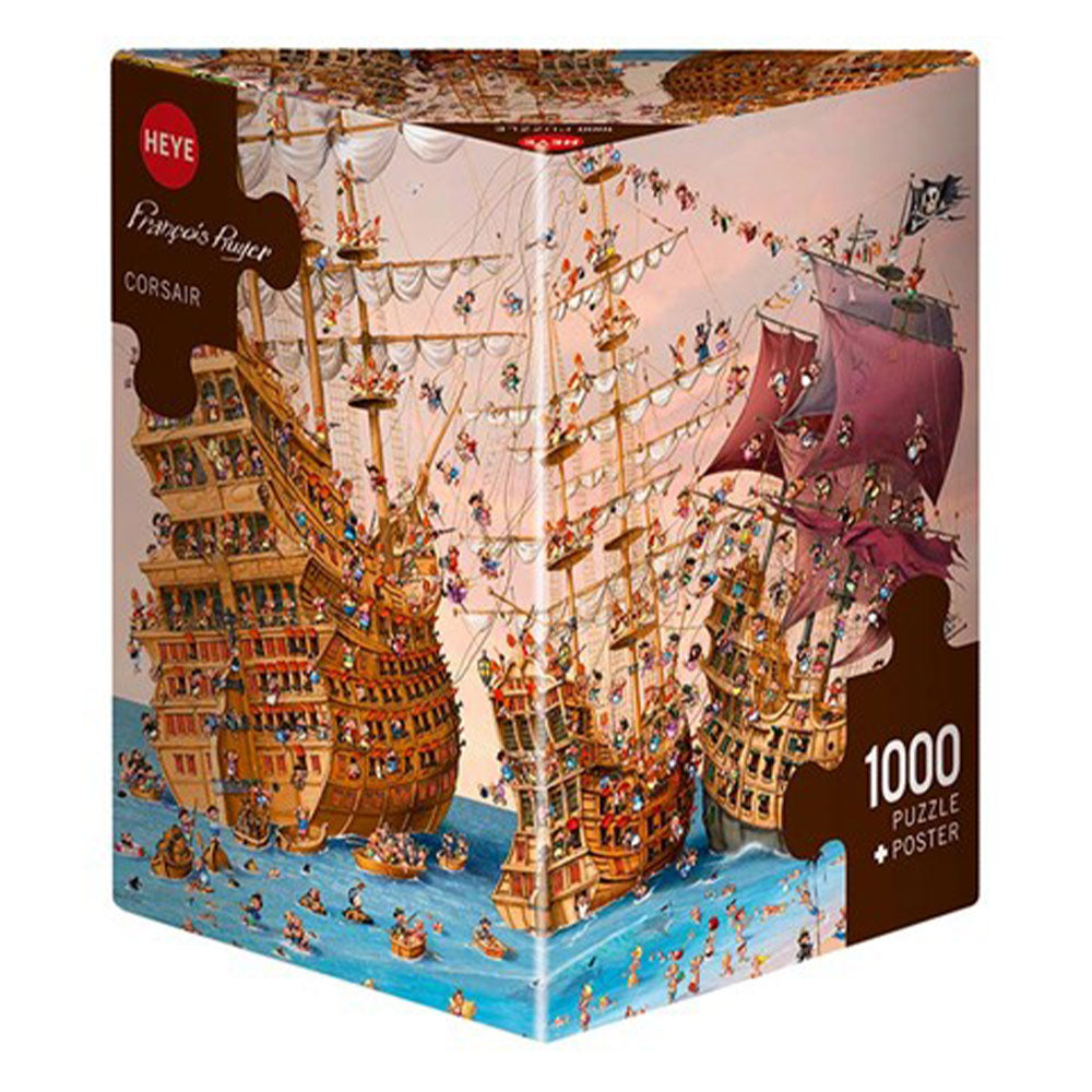 Heye ruyer driehoekige puzzel puzzel 1000 pcs