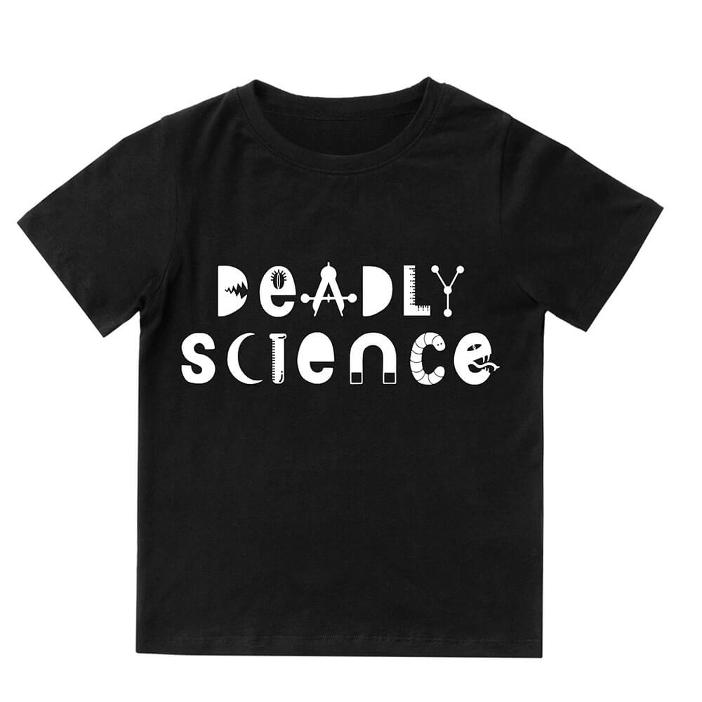 Camisa de niño de ciencias mortal