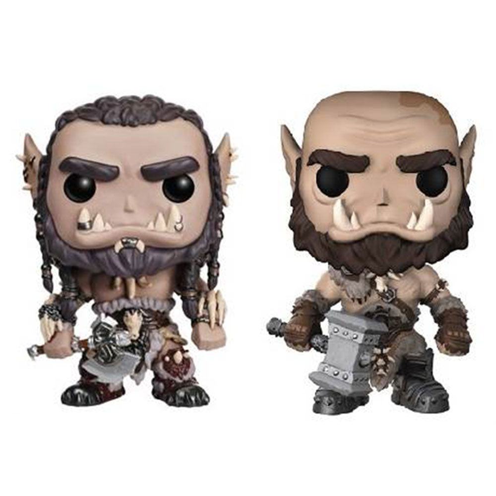 Warcraft Movie Durotan & Orgrim US Pop! Vinyl 2 Pack