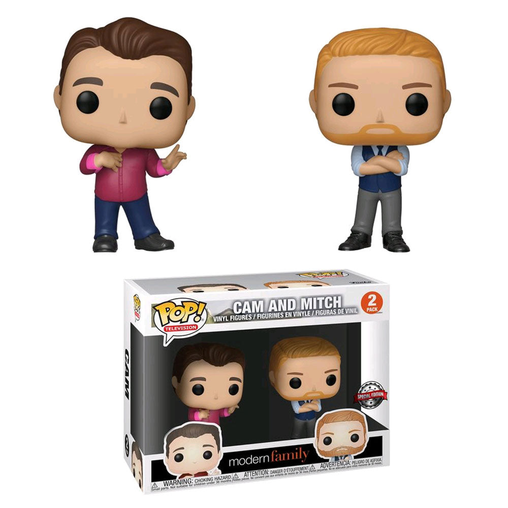 Modern Family Cam & Mitch US Exclusive Pop! Vinyl 2 Pk