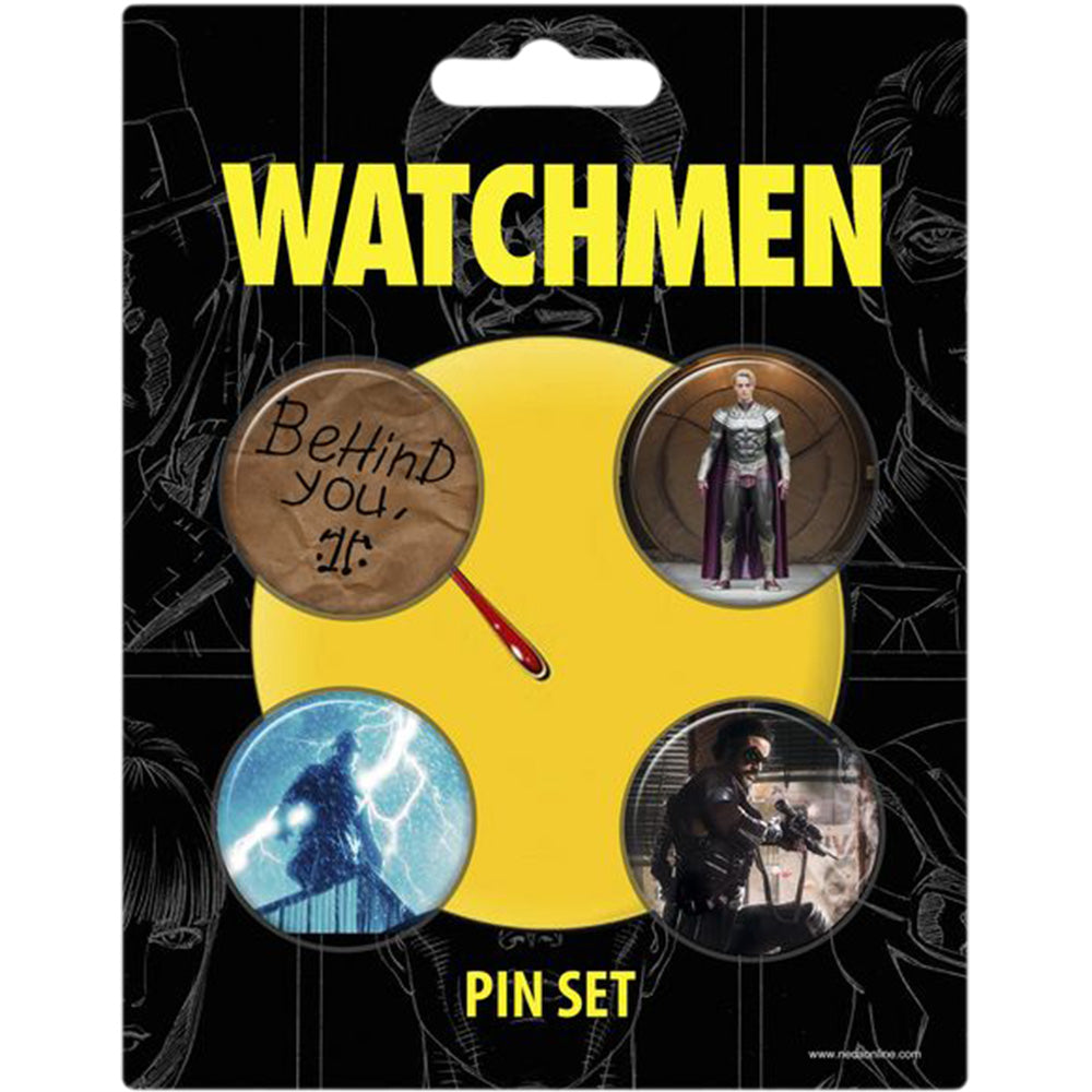 Watchmen pin set van 4