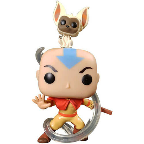 Avatar the Last Airbender Aang with Momo Pop! Vinyl