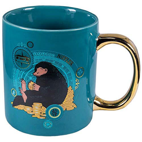 Fantastic Beasts Niffler Gold Electroplated Mug