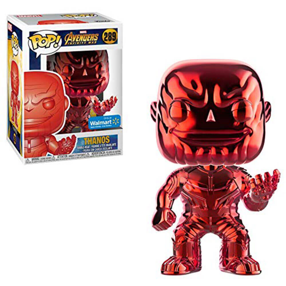 Avengers 3 Infinity War Thanos Red Chrome US Pop! Vinyl