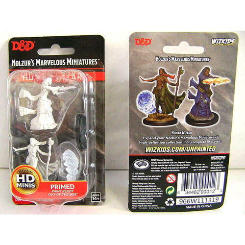 D&D Nolzur’s Marvelous Unpainted Minis Female Human Wizard