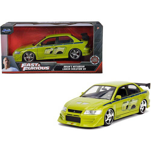 F&F Brian's 2002 Lancer Evolution VII 1:24 Scale Hollywood