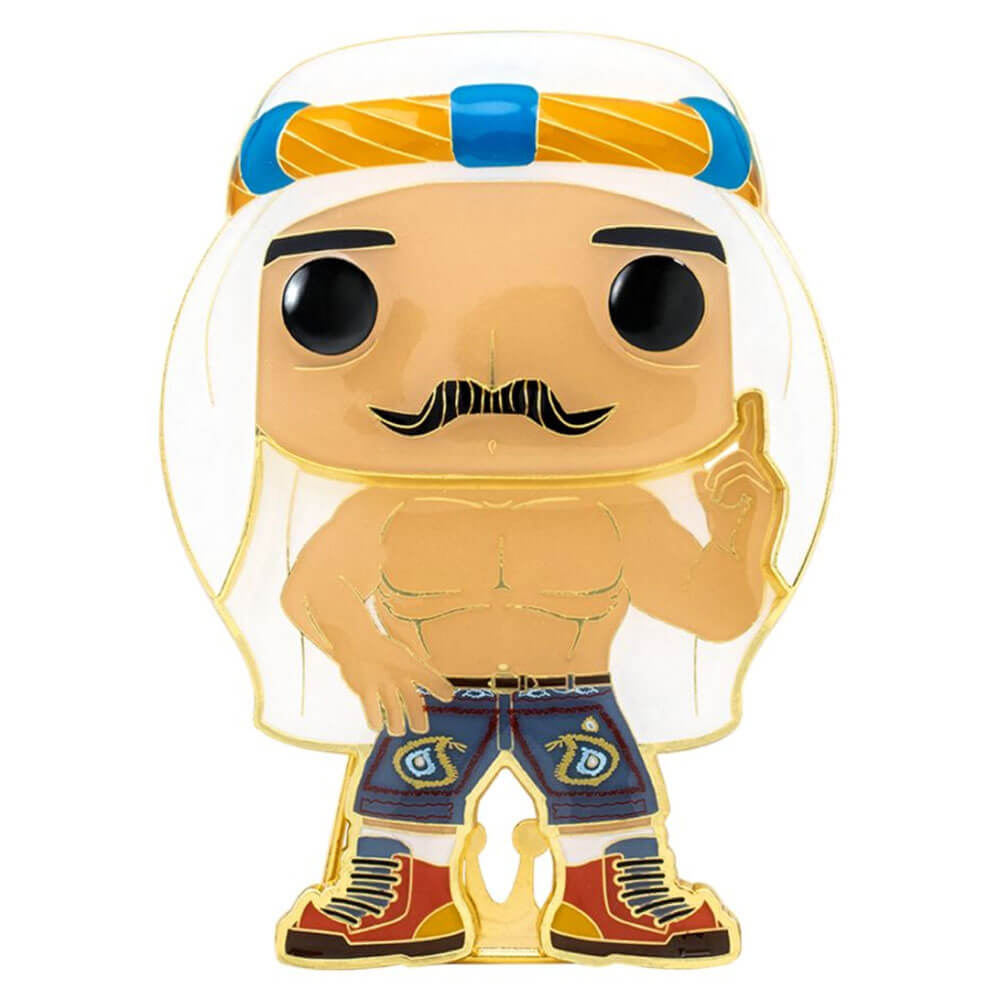 WWE Iron Sheik 4" Pop! Enamel Pin