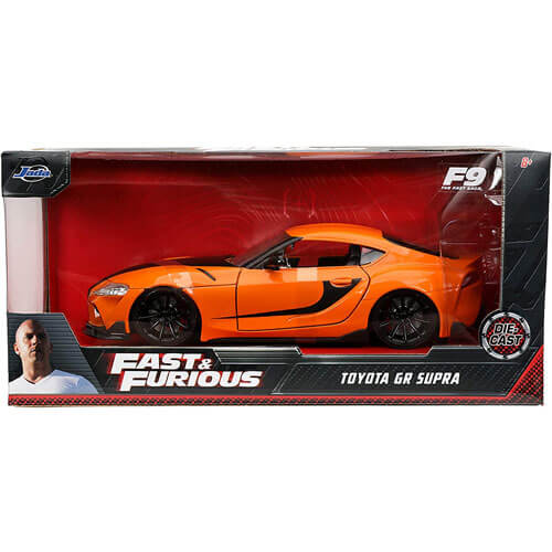 2020 Toyota Supra Metallic Orange 1:32 Scale Hollywood Ride