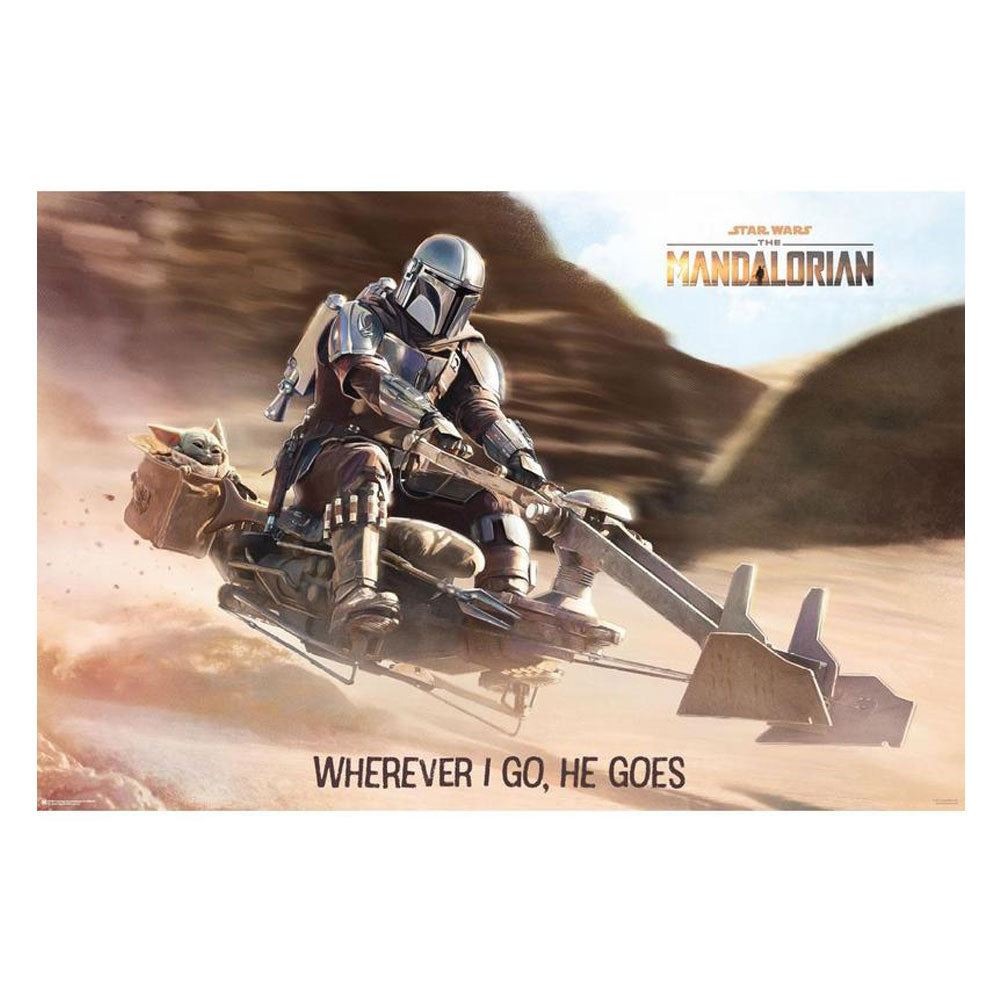 Star Wars Mandalorian -plakaten