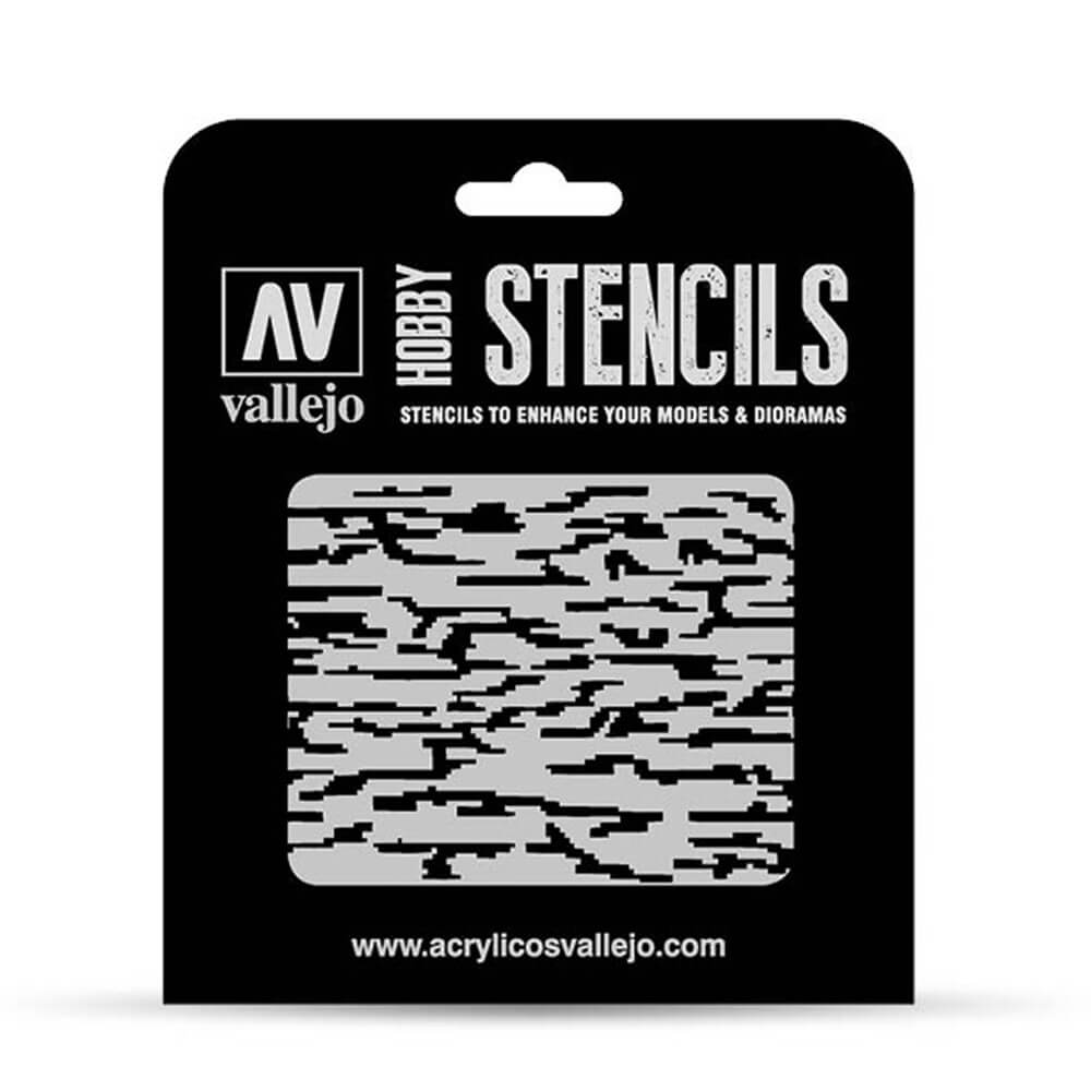 Camouflages verf stencils