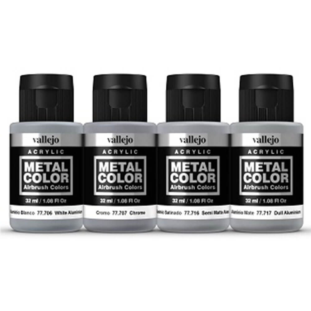 Vallejo Metal Color 4st Acrylic Paint Set