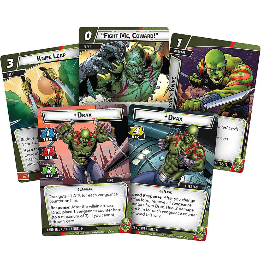 Juego de cartas de Marvel Champions Living