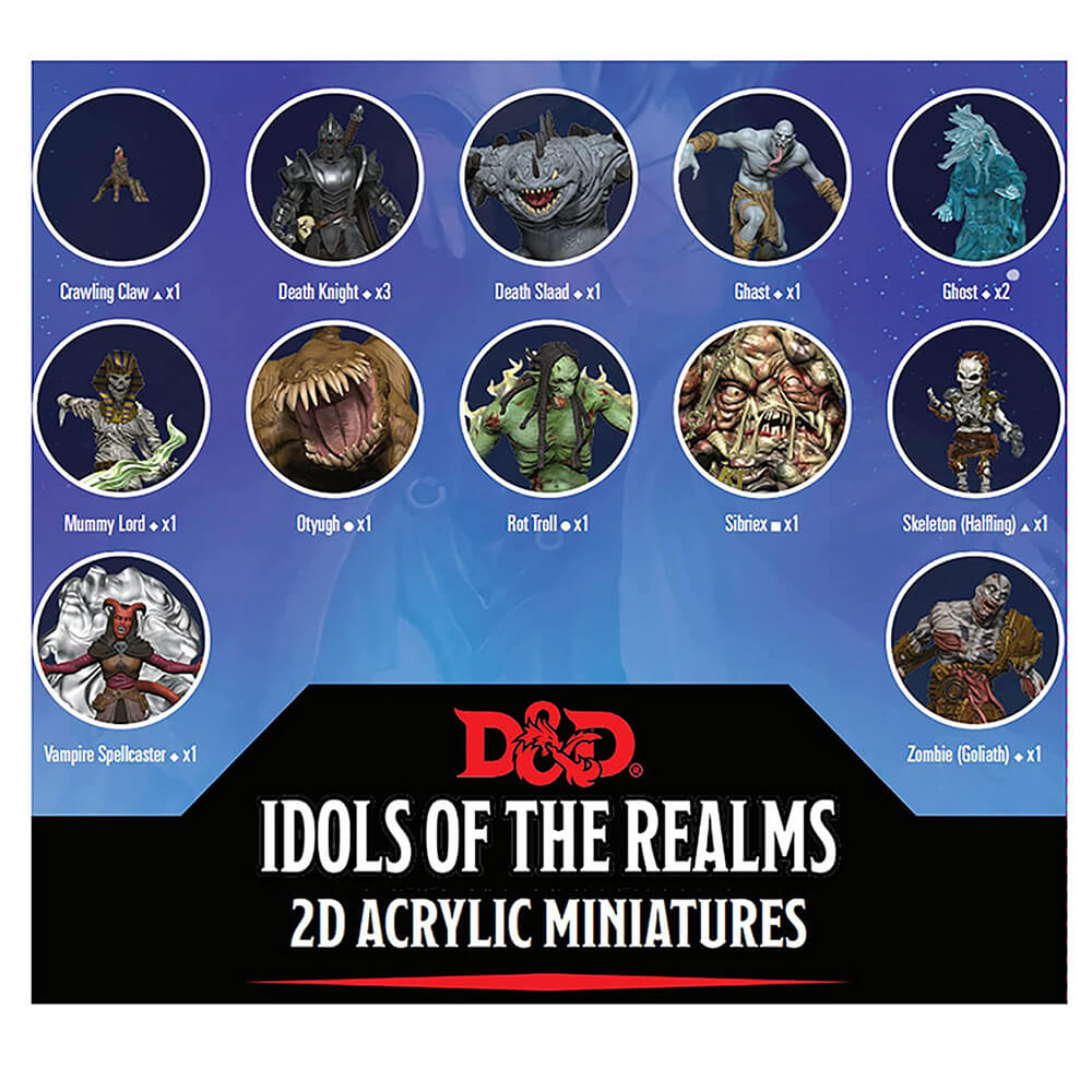 D&amp;D Idols of the Realms Boneyard 2D-Set