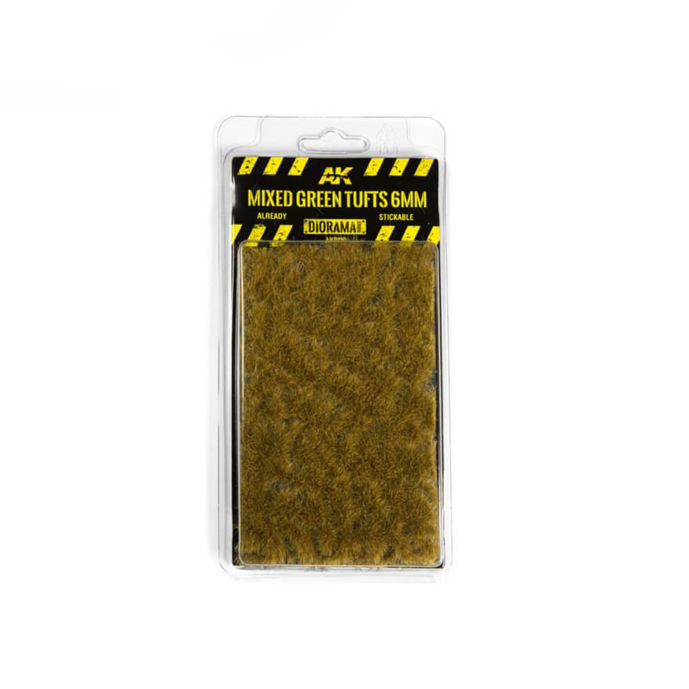 AK Interactive Vegetation Green Tufts 6 mm