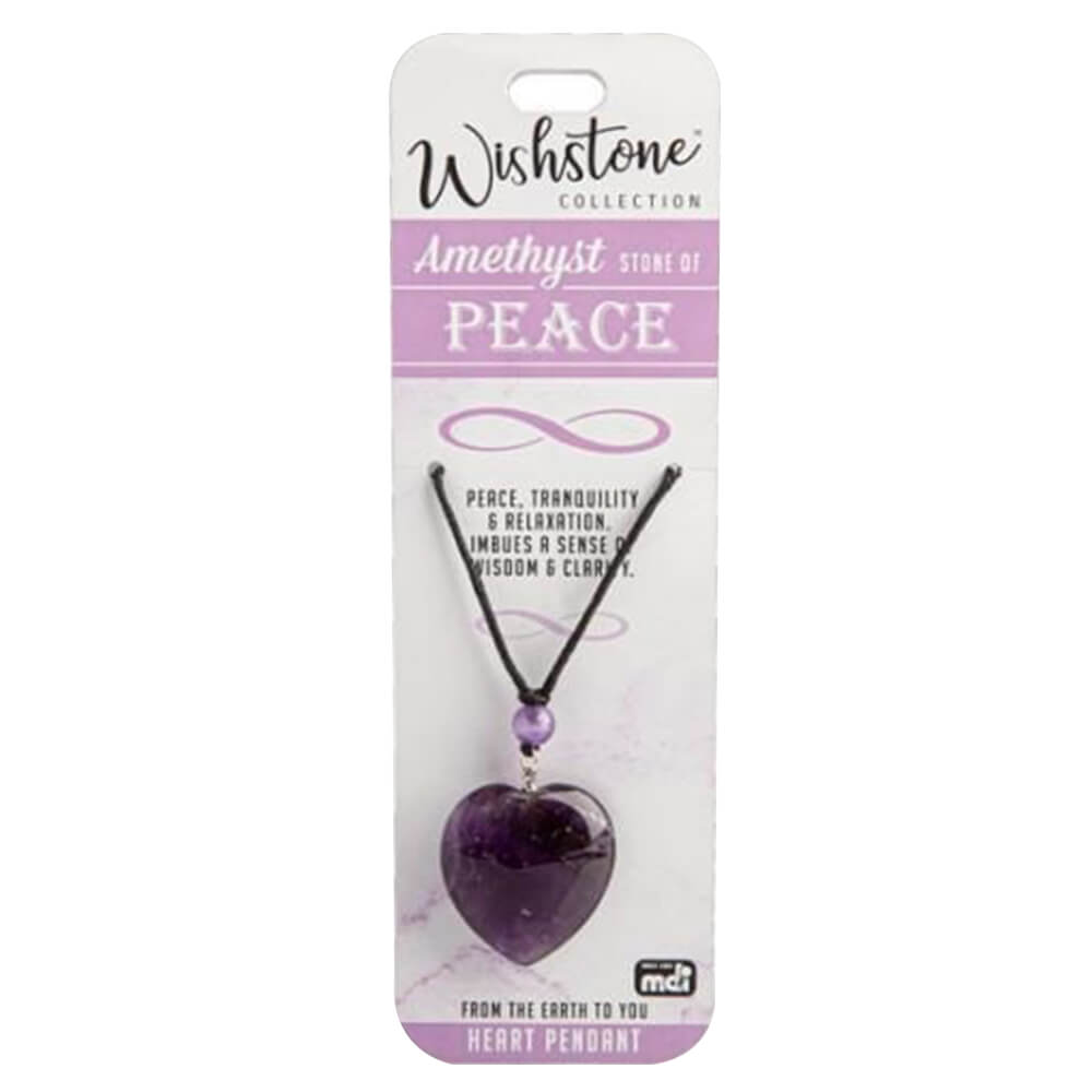 Colección Wishstone Colección Amethyst Heart Pendence