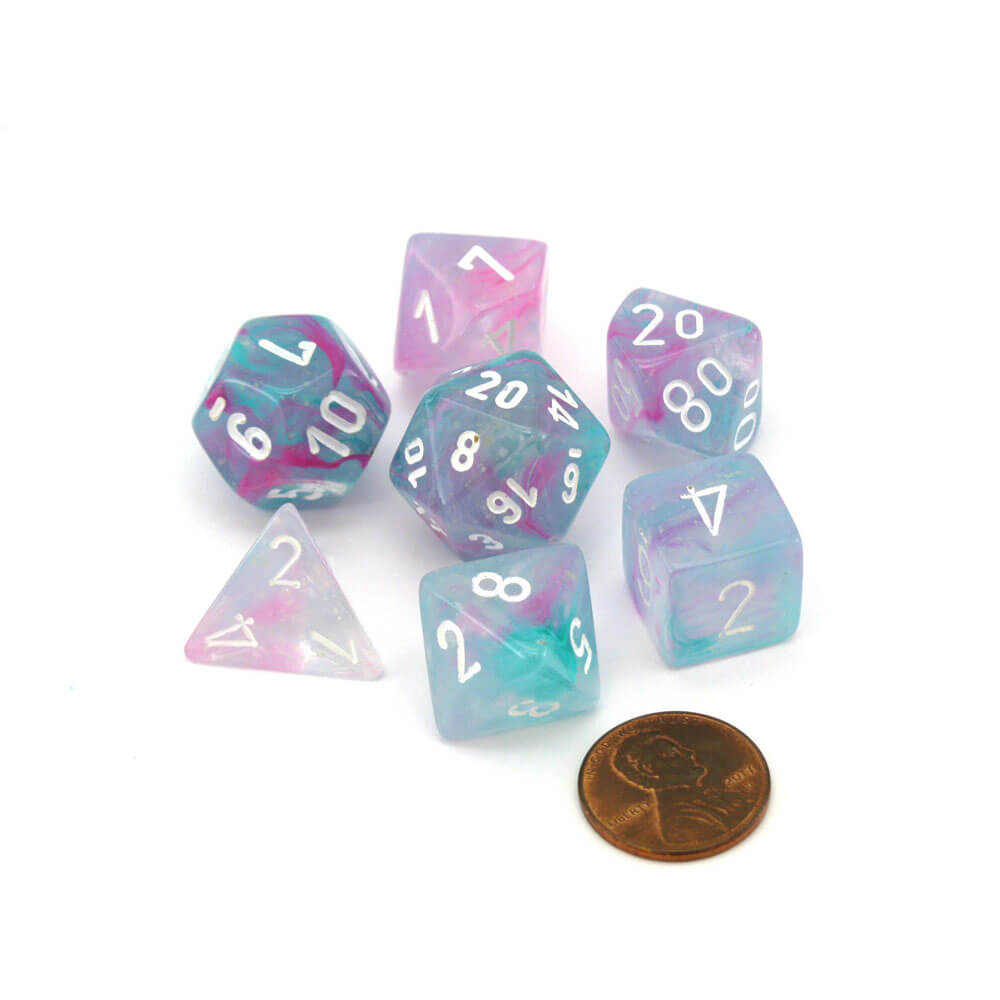 Chessex Polyhedral 7-die Nebula Set