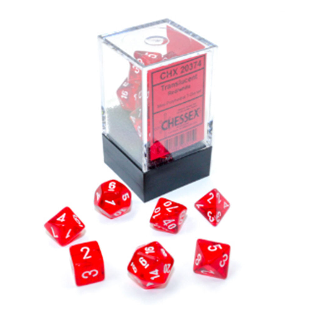 Mini Polyhedral Translucent 7-Die Set