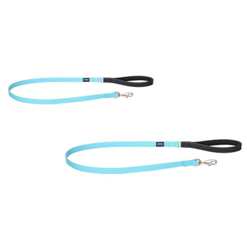 Elegant Vegan Leather Dog Lead (Turquoise)