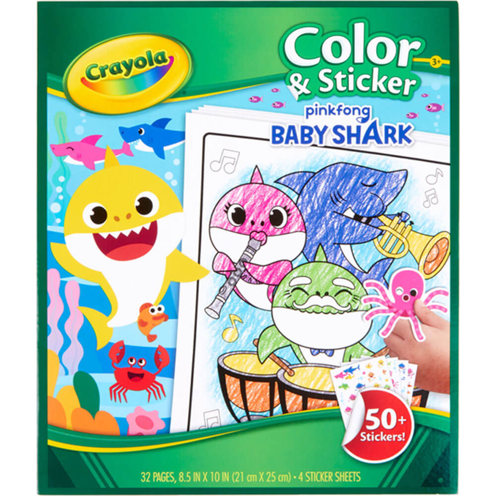 Crayola kleur en stickerboek