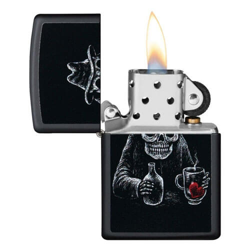 Zippo Skeleton BartenderMatte Lighter