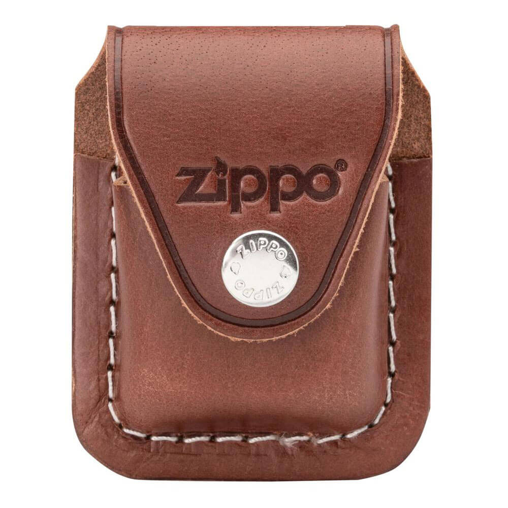 Pouche en cuir accessoire de Zippo avec clip