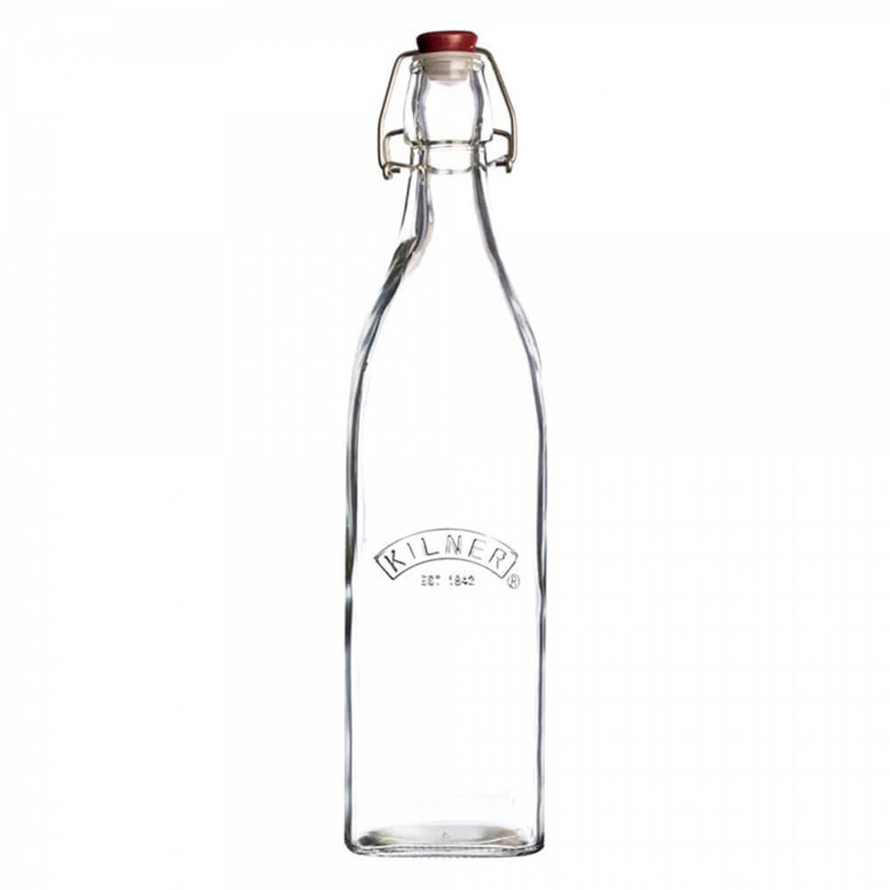 Kilner quadratische Glasflasche mit Clipverschluss