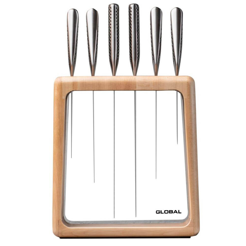 Global Knives Hashira Messerblock-Set (7-teilig)