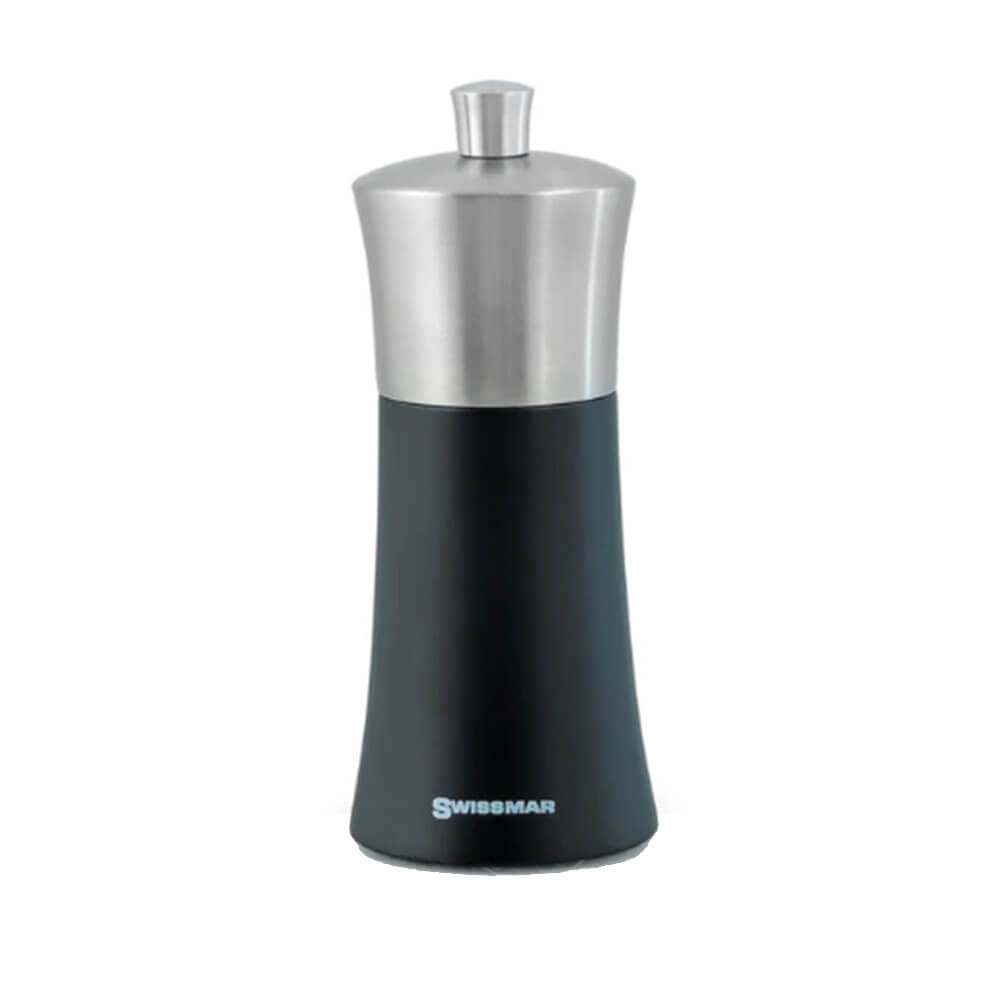 Swismar Torre Black Matte S/Aço Top Pepper Mill