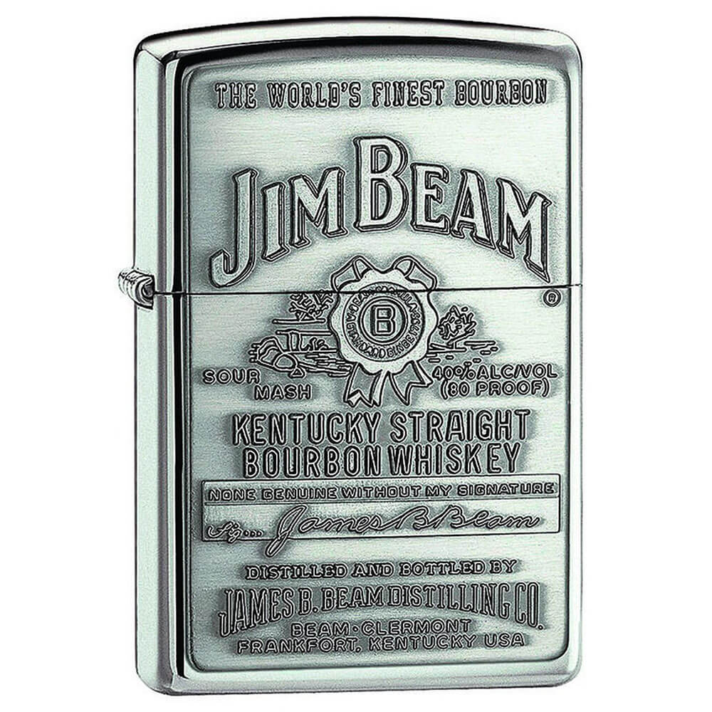 Jim Beam Full Label Chip High Polsk Lighther