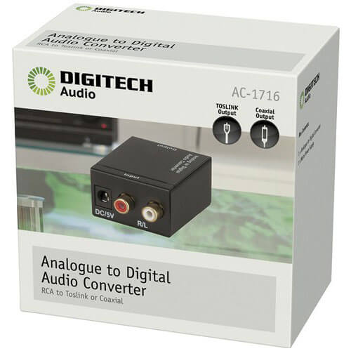 Digitech Digital to Analog Audio Converter (CoAxial/Optical)