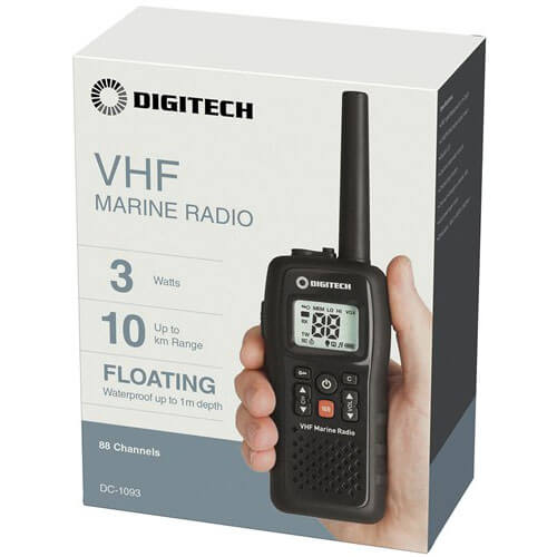 Digitech Waterproof Marine Radio Tranceiver Radio (3W VHF)