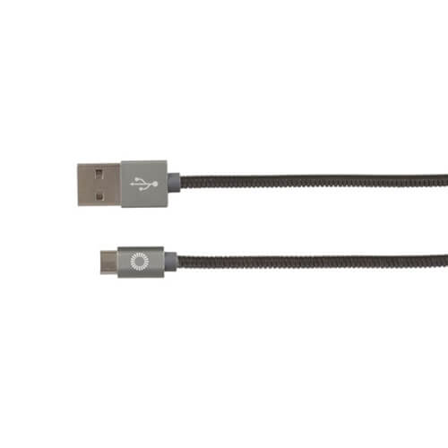 USB Type-C to USB-A Armoured Charger/Data Cable Lead (1m)