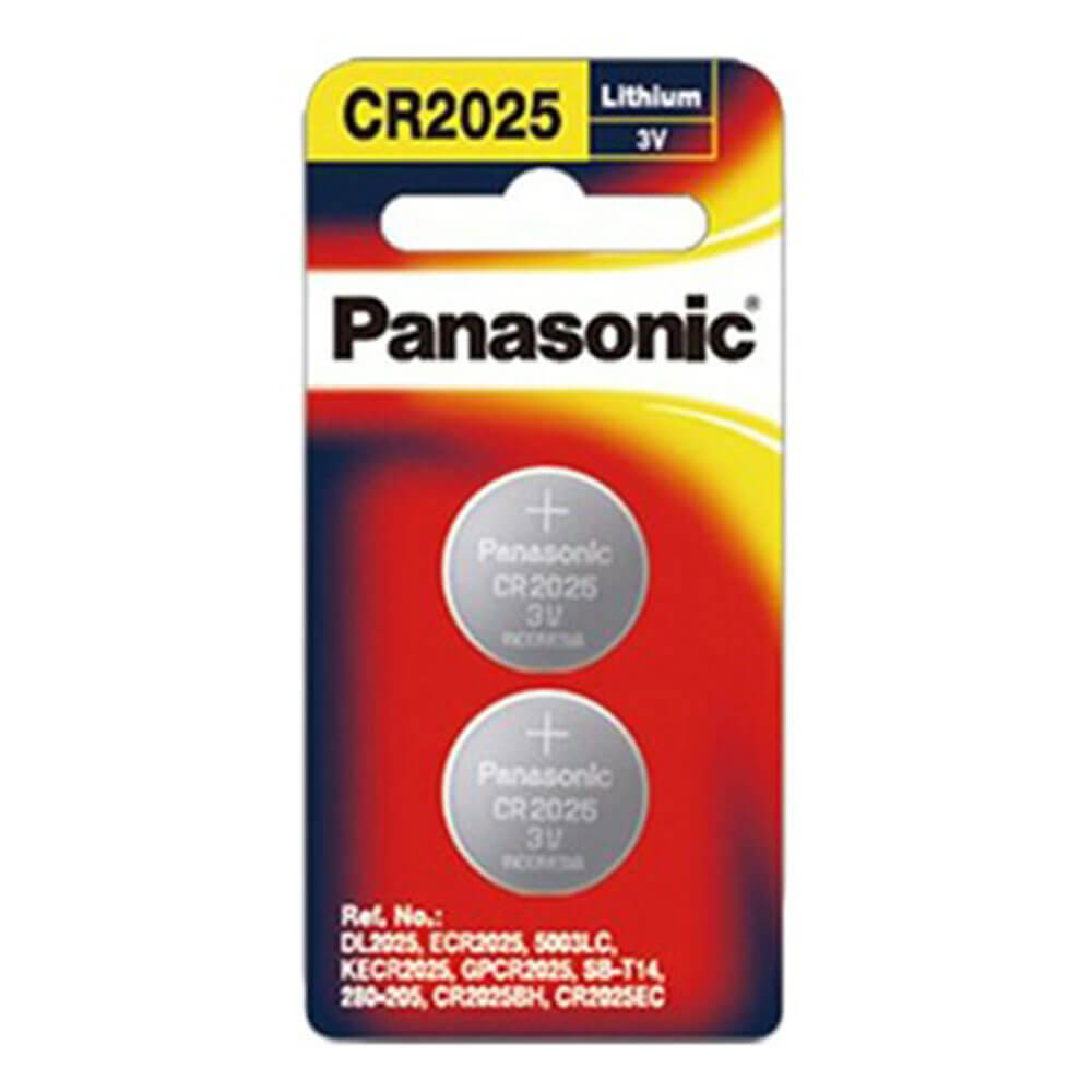 2 paquete de botón de litio Panasonic 3V 3V