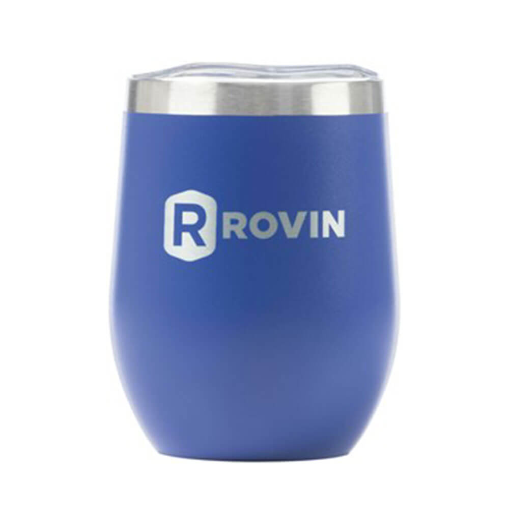 Tasse en acier inoxydable rovin avec couvercle (350 ml)