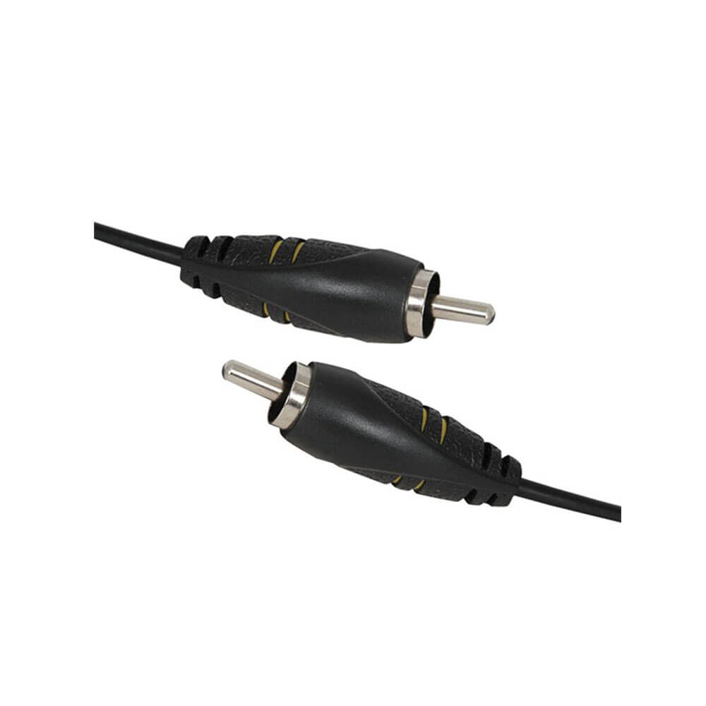 Cavo coassiale RG59U Plug to Plug RG59U (giallo)