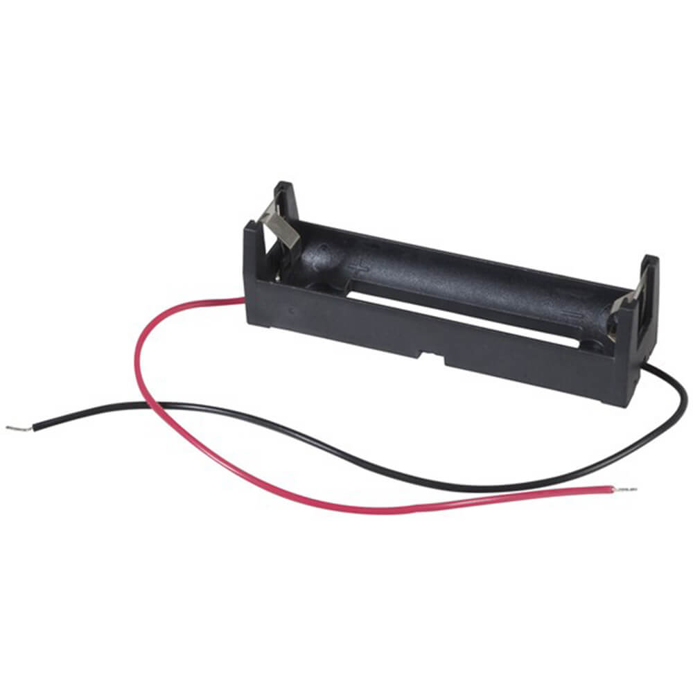 Batteriholder 150 mm (sort)