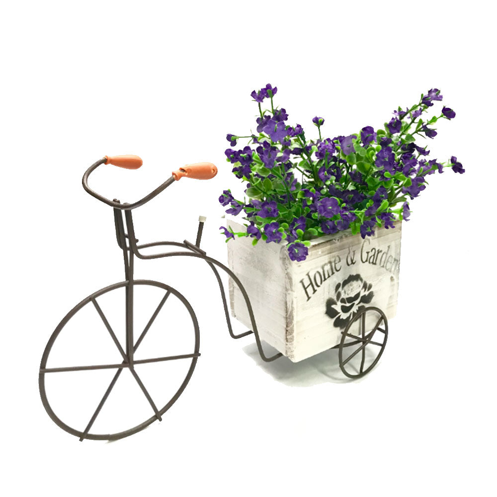 Home & Garden 3-Wheeled Bicycle w/ Flower Box Decor