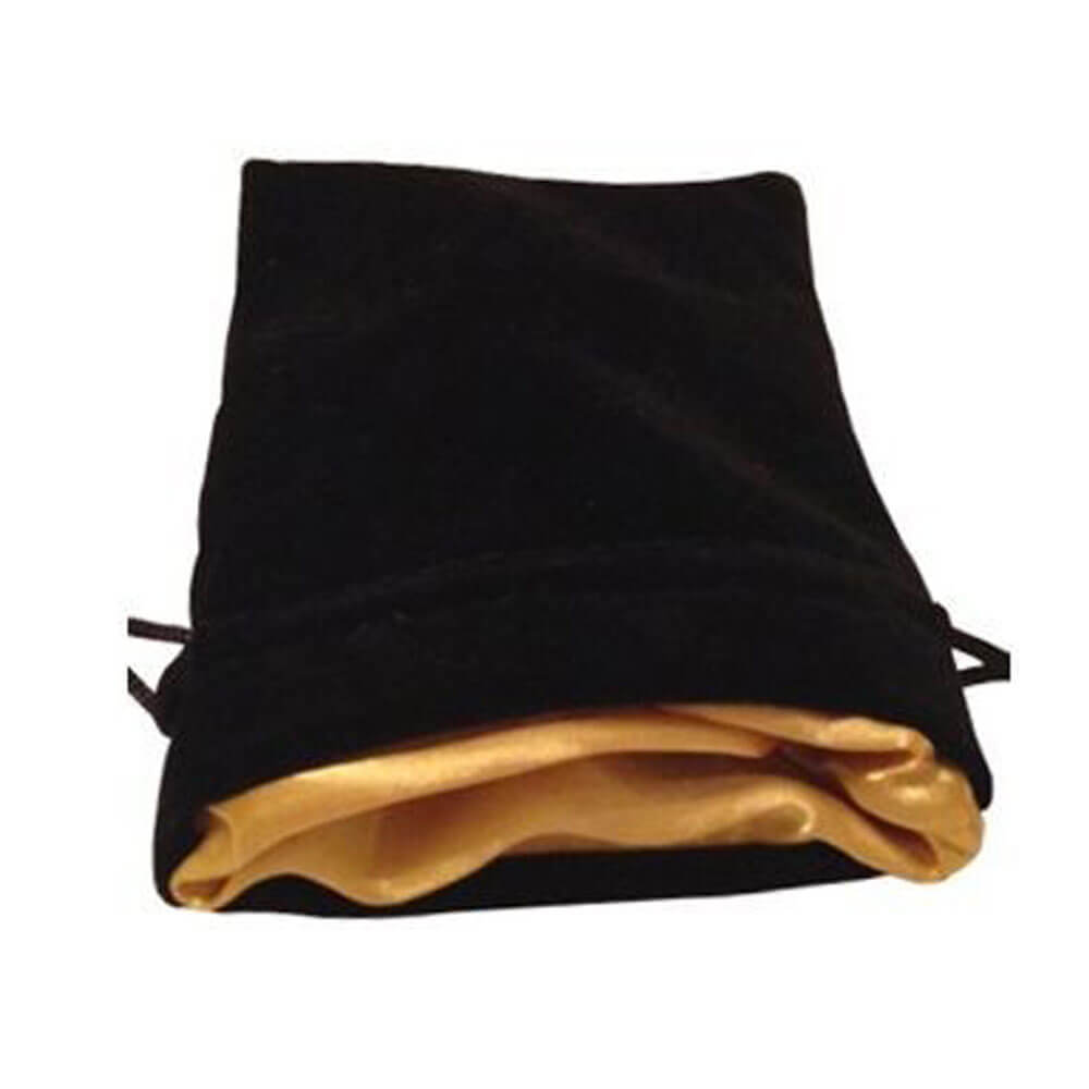 MDG Velvet Dice Bag (with Gold Satin Lining)