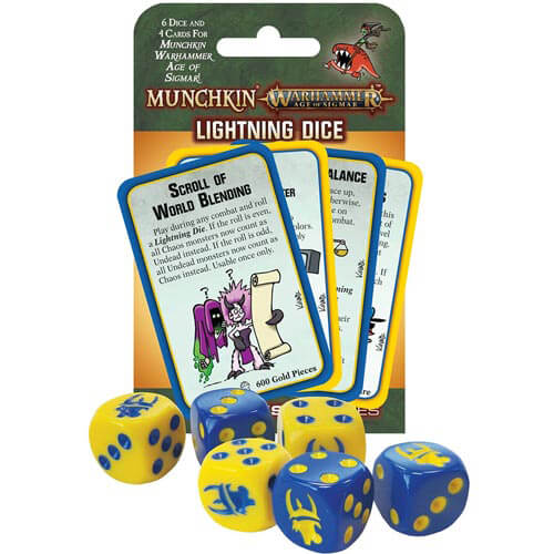 Munchkin Warhammer Age of Sigmar Lightning Dice