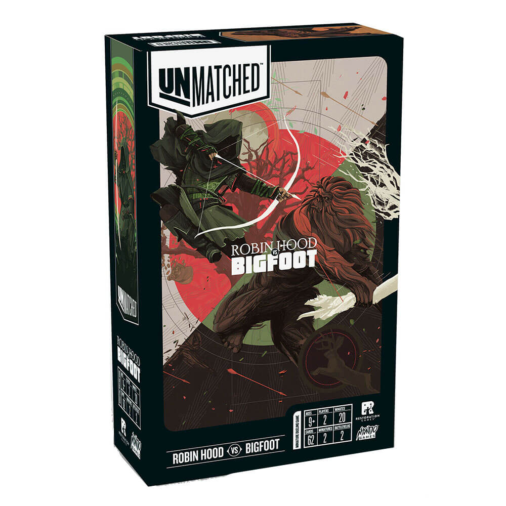 Unmatched Robin Hood vs Bigfoot Board Game