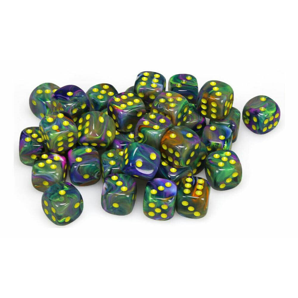 D6 Dice Festive 12mm (36 dadi)