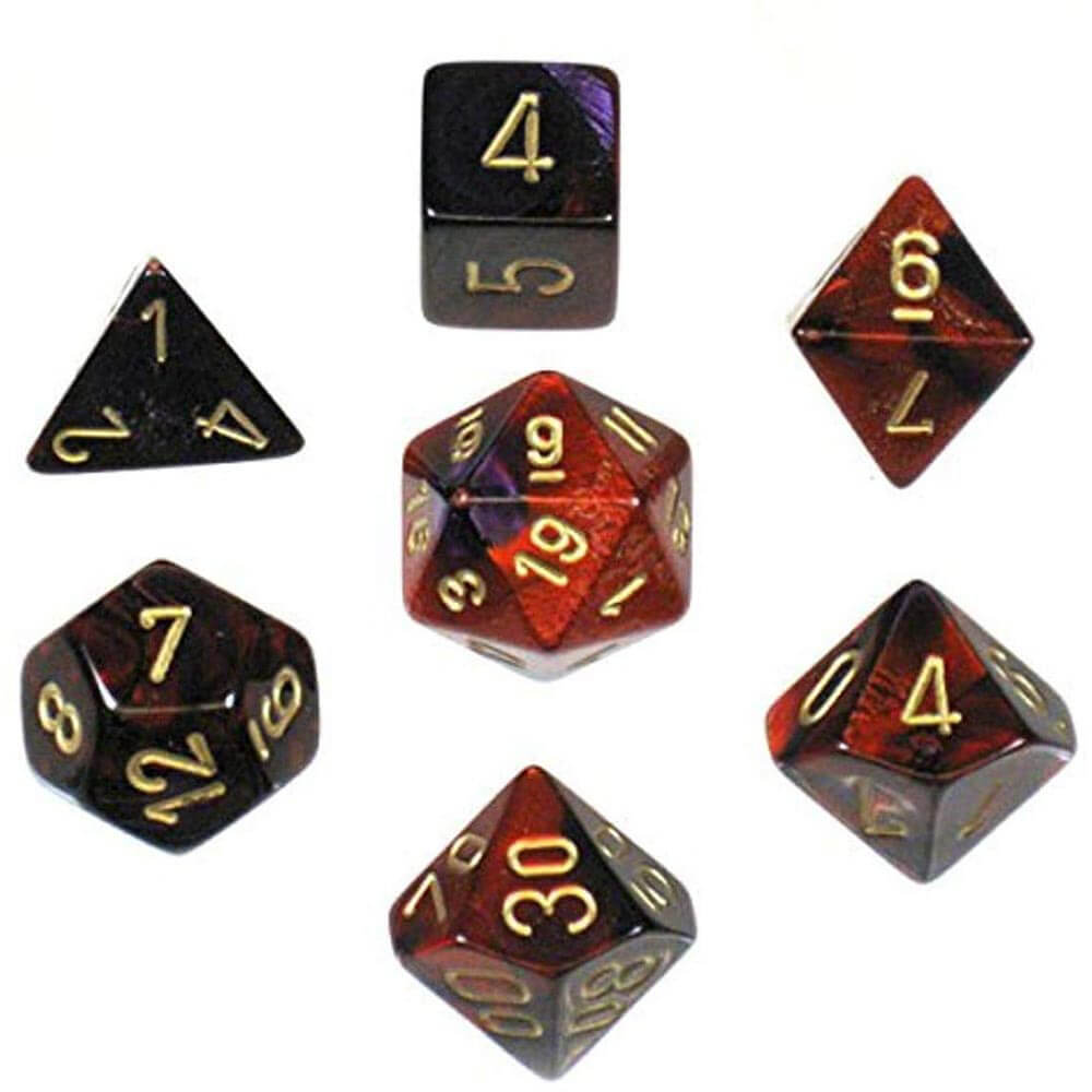 D7 Definir Dice Gemini Poly (7 Dados)