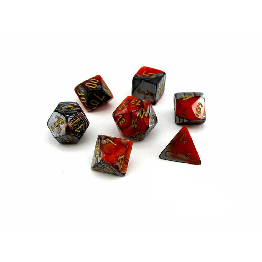 D7 Die Set Dice Gemini Poly (7 DICE)