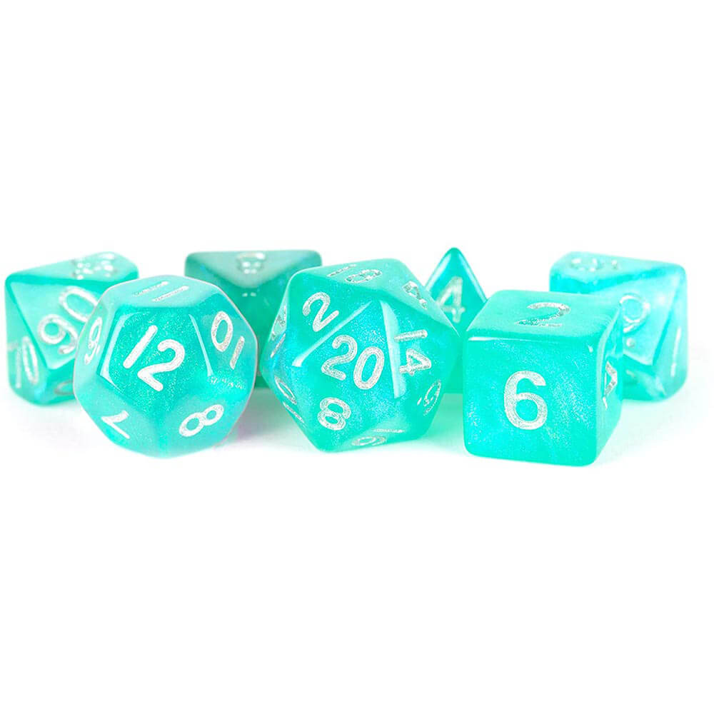 MDG Stardust Acryl 16 mm Poly Dice Set