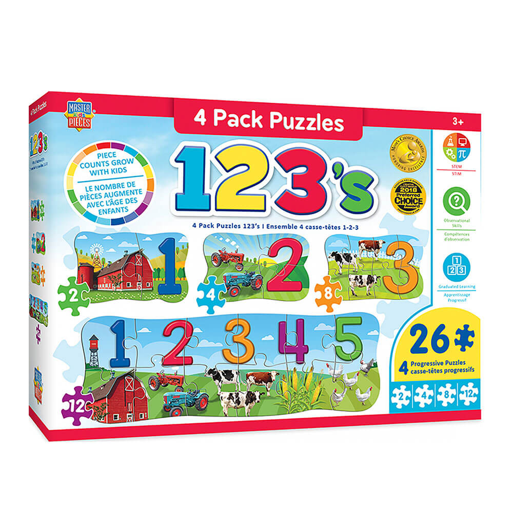 Puzzle Educational (4 paquete)