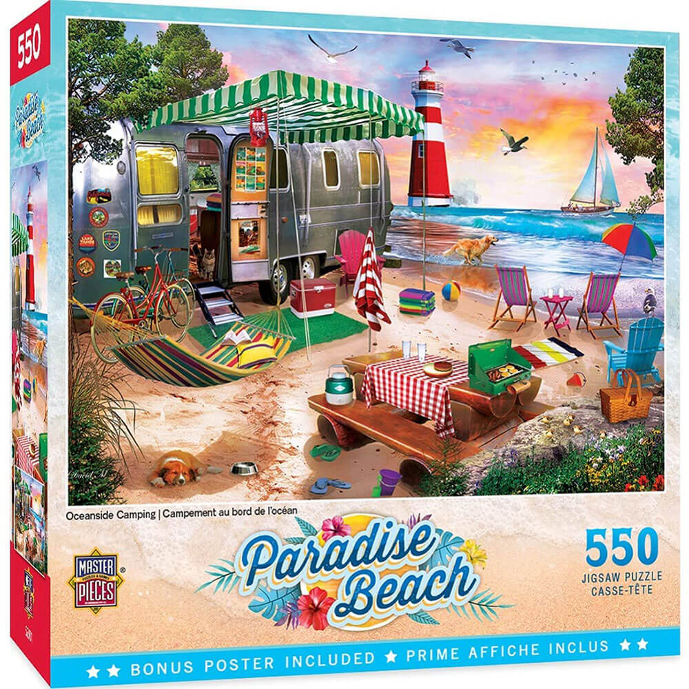 Masterpieces Paradise Beach 550pc Puzzle