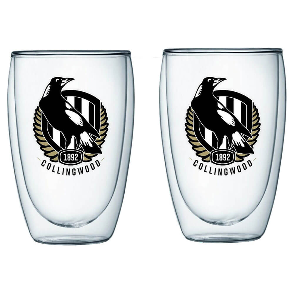 AFL Double Walled Glasses Set of 2